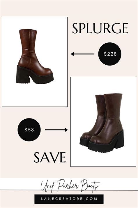 unif zoe shoe dupe|best unif boots for less.